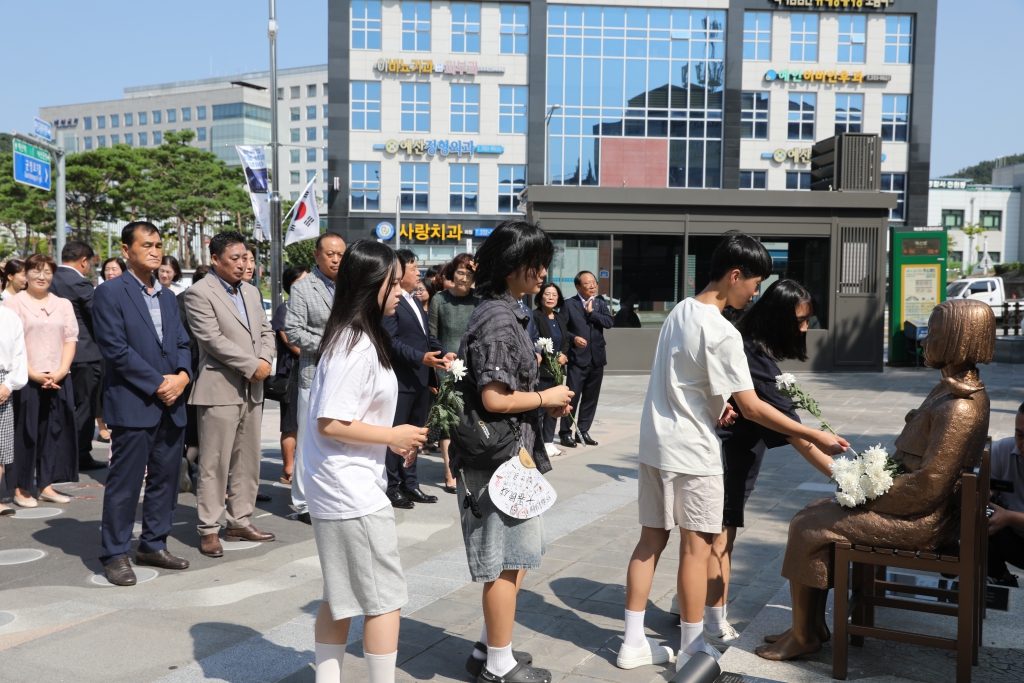 일본군 위안부 피해자 기림의 날 추념식 이미지(10)