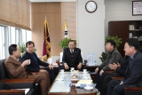 예산군재향군인회 회장단 방문 대표이미지