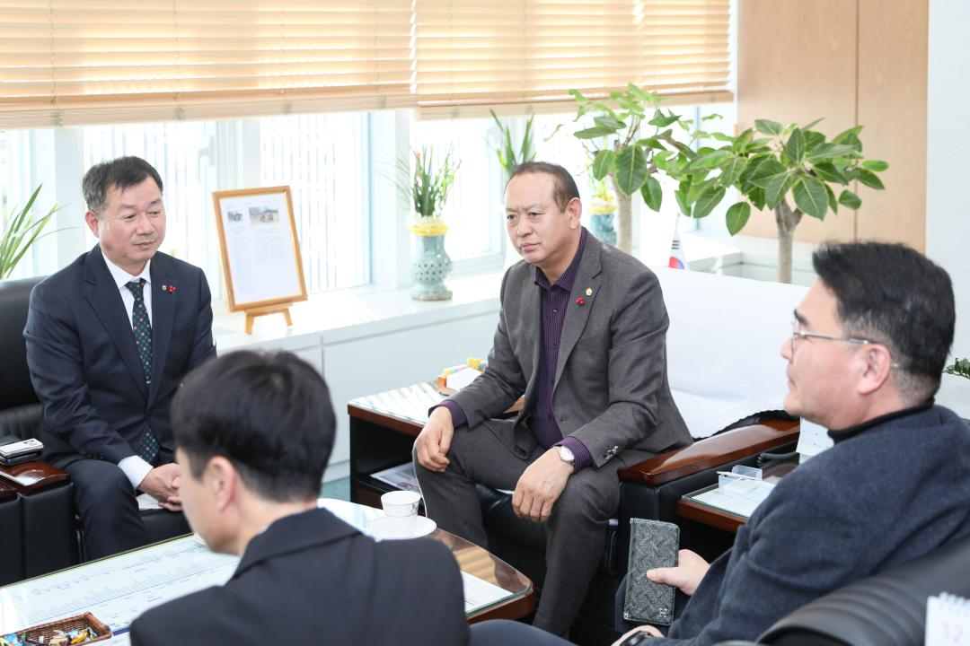 신임 농협중앙회 예산군지부장 방문 인사
