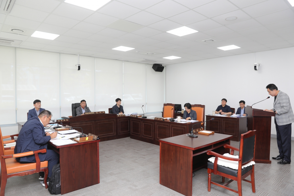 9월 11일 제305회 임시회 중 산업건설위원회