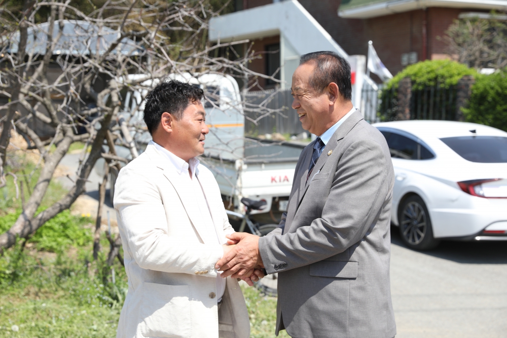 계정1리 마을회관 리모델링사업 현장방문