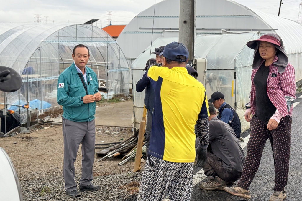 하포2리 수해지역 방문