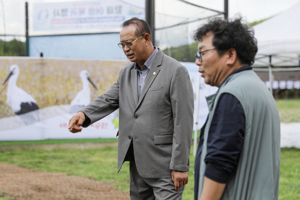 황새 방사 행사