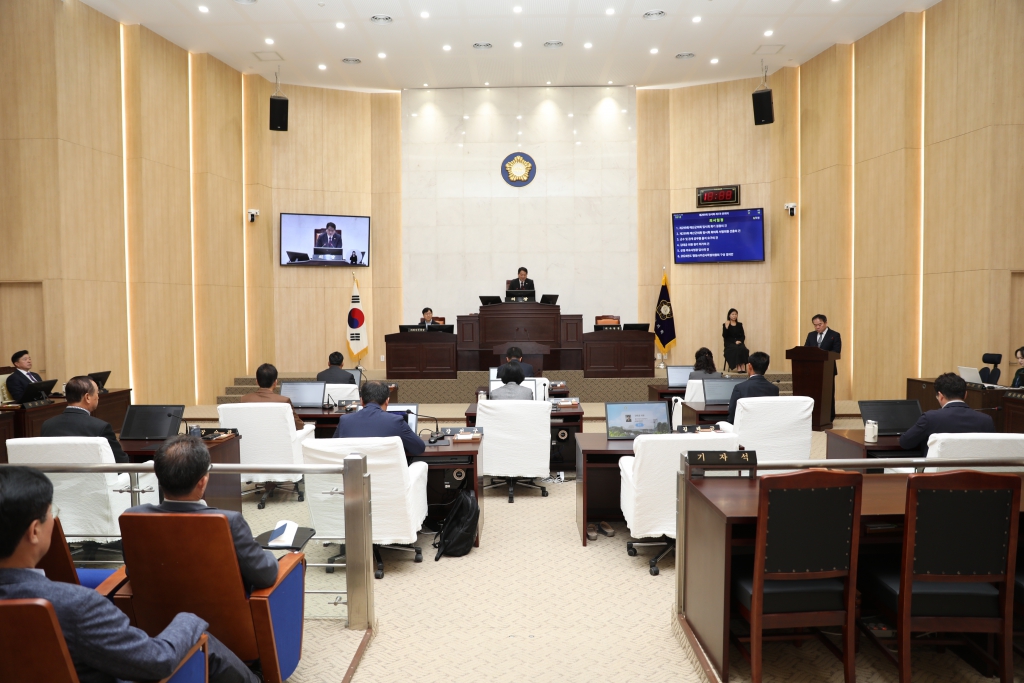 제299회 임시회 개회