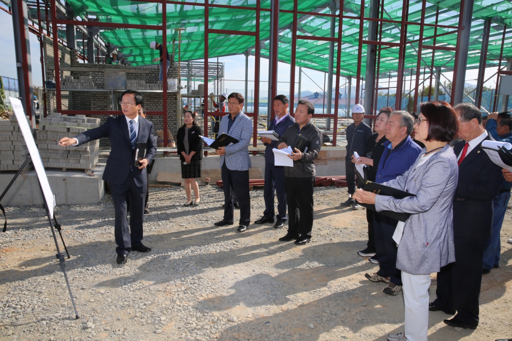 농산물가공센터 신축사업장 답사