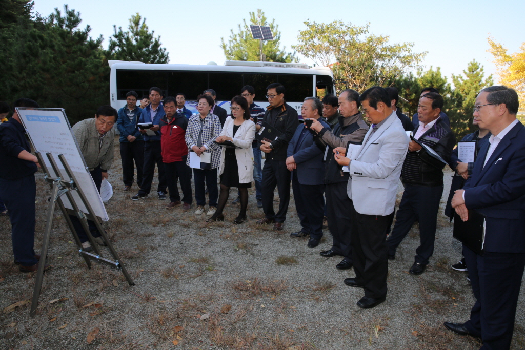 수암산 등산로 정비사업장 답사