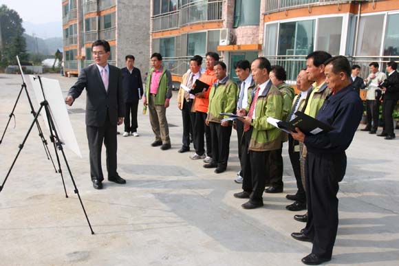 광시1리 마을상수도 개량사업장 답사