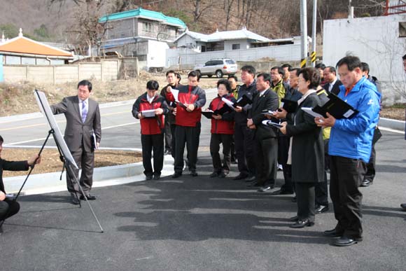 2010년 군정 주요사업장답사