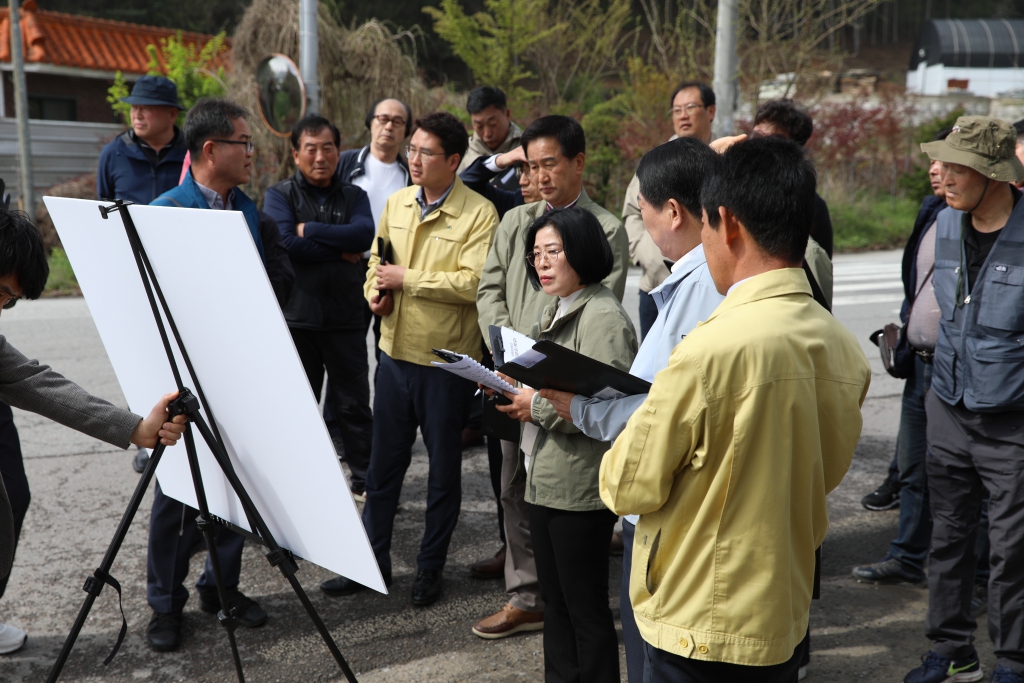 2024년 4월 군정 주요사업장 답사(1일차)