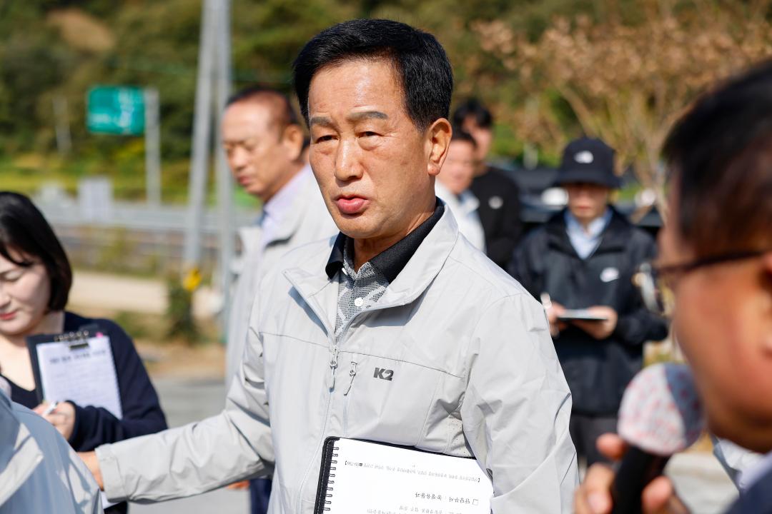 군정 주요사업장 현장 점검 3일차