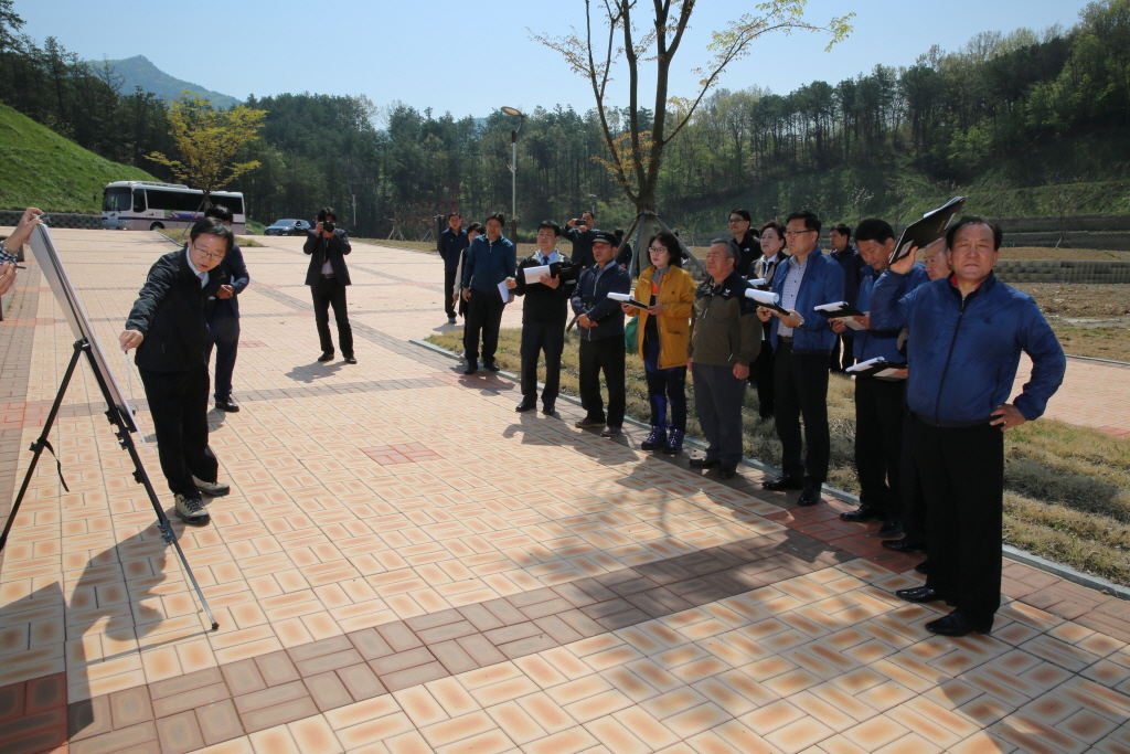 제212회 예산군의회(임시회)사업장답사