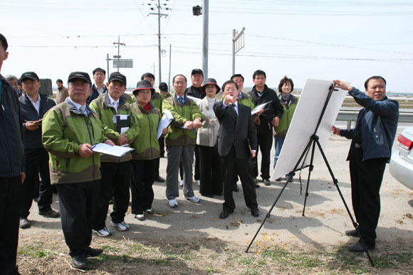 2007년 군정 주요사업장 답사