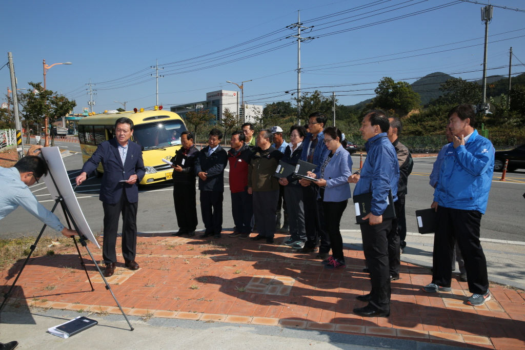 석양리 마을안길 추진현황 사업장 답사