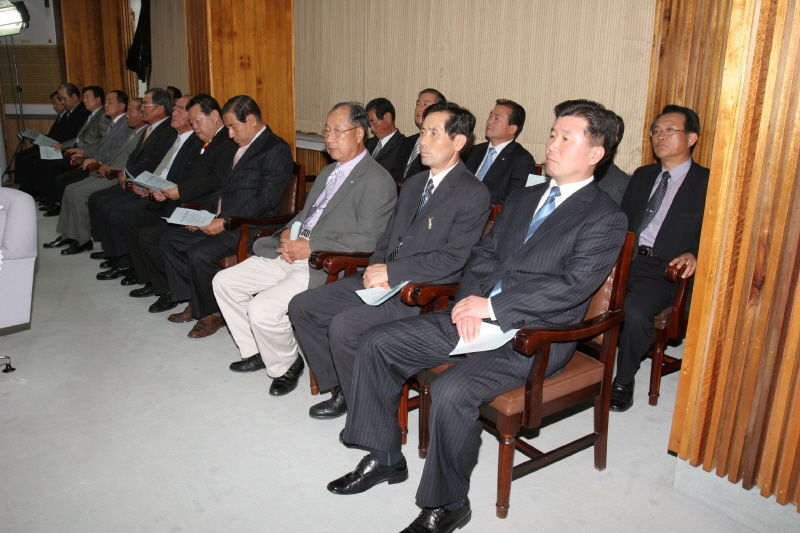 개원식장에 참석한 귀빈들