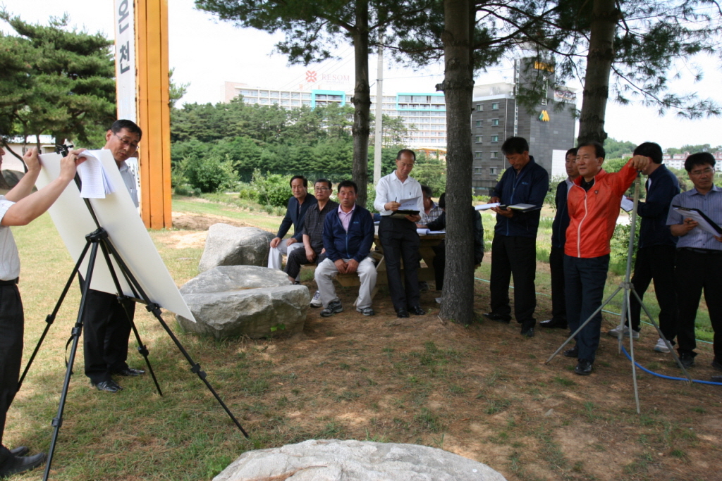 군정주요사업장 답사