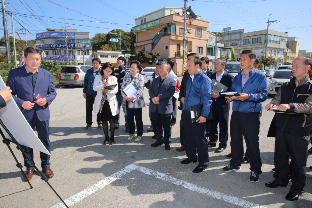 주교리 도시계획도로 사업장 답사