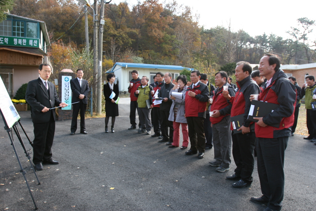  군정 주요사업장 방문