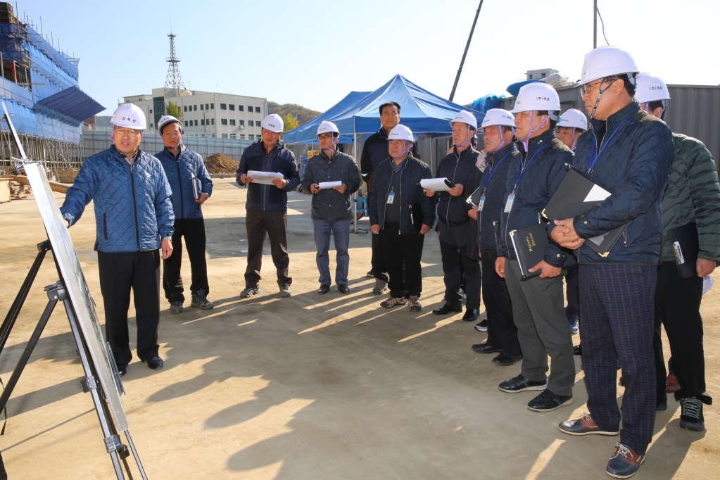 예산군 신청사 건립사업장 답사