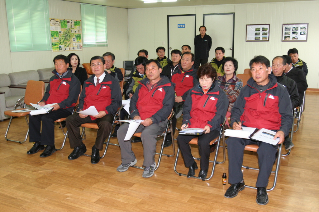  군정 주요사업장 방문