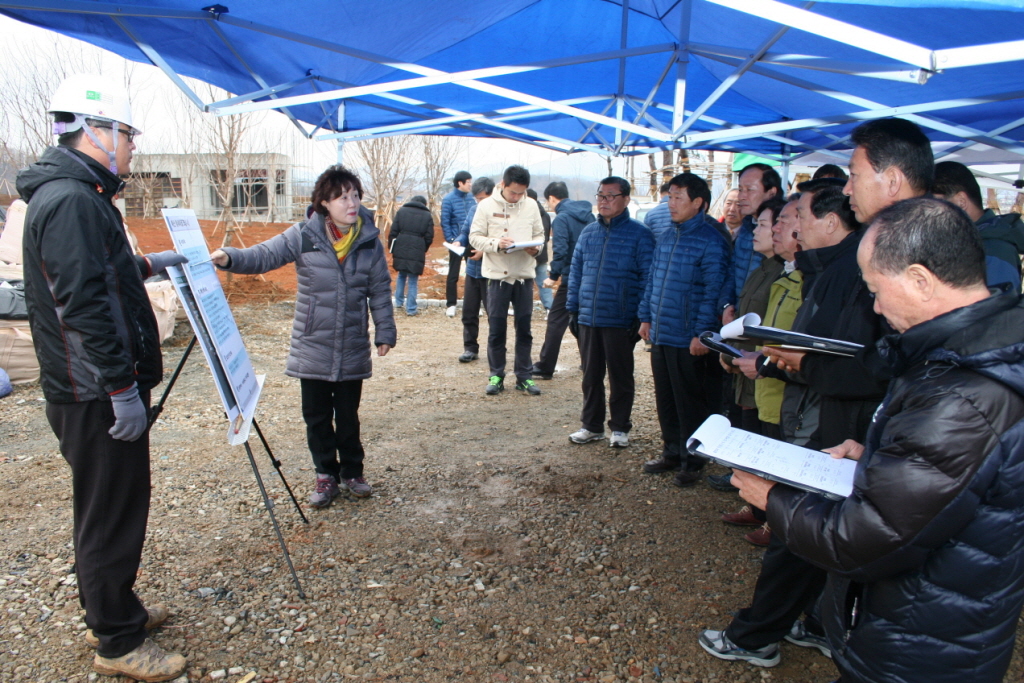 황새마을 조성사업(사업장답사)