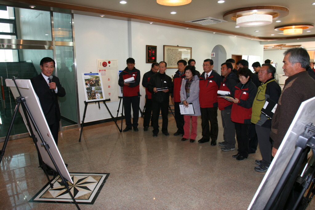  군정 주요사업장 방문