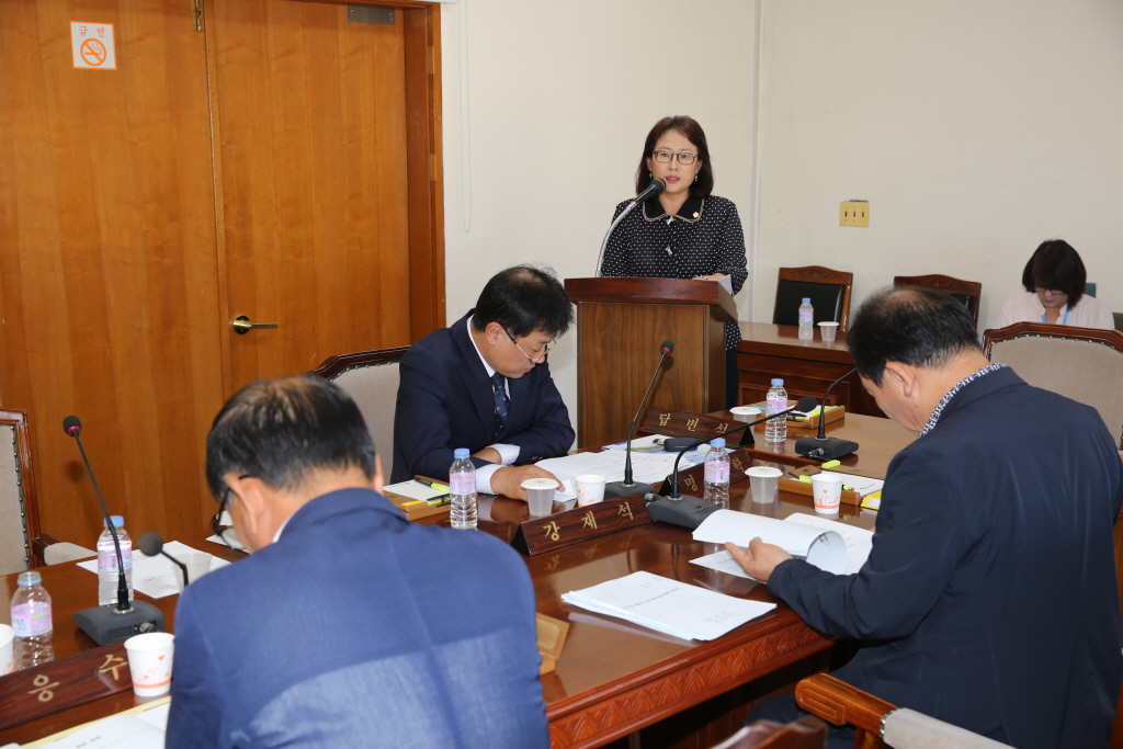 제215회 예산군의회(임시회)행정복지위원회