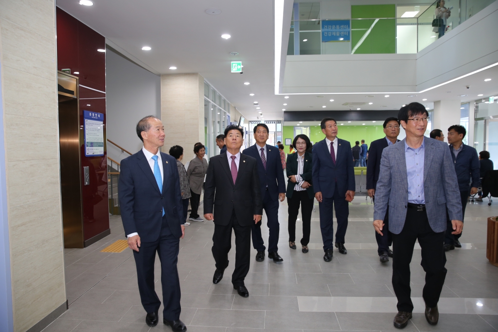 보건소 신청사 방문