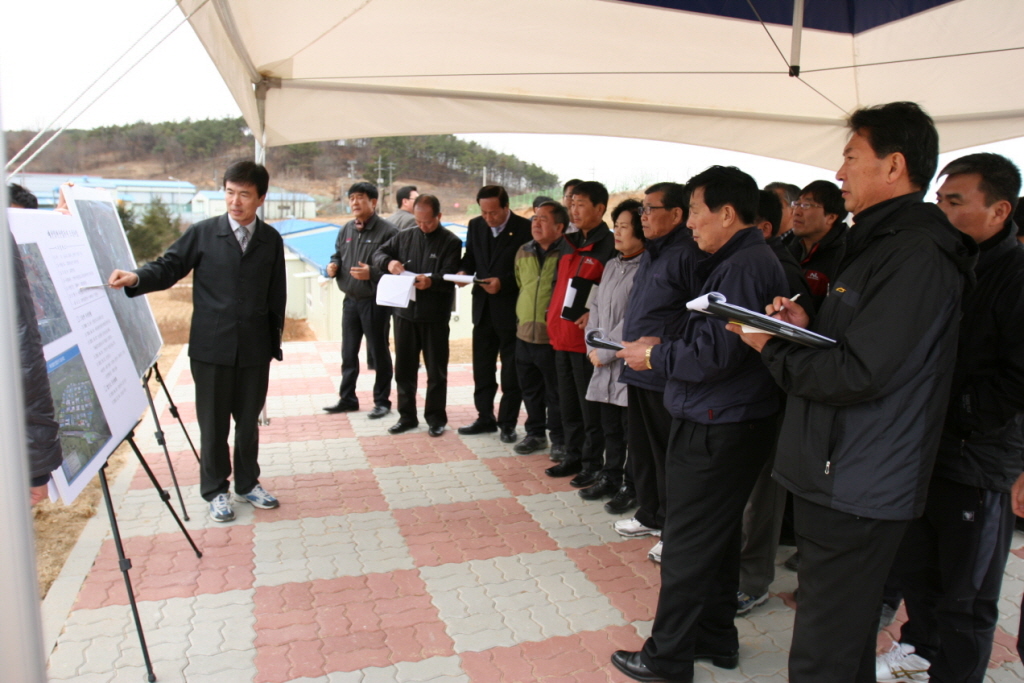 군정 주요사업장 답사