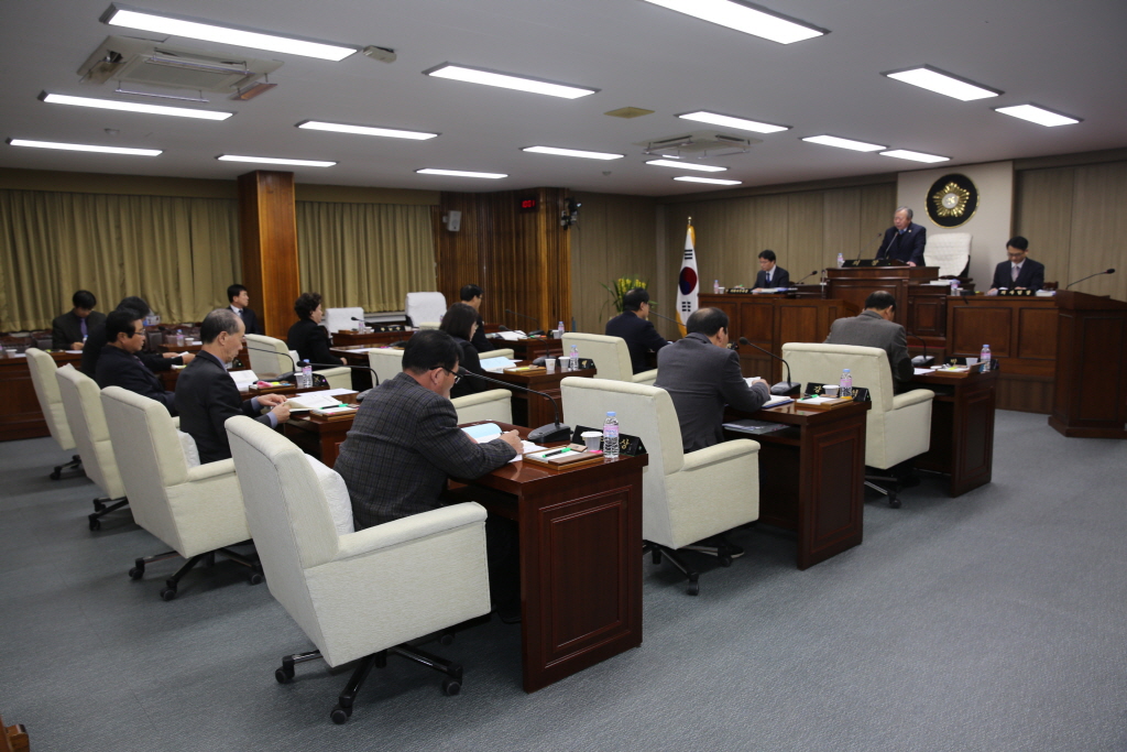 제219회 예산군의회(임시회) 제5차본회의