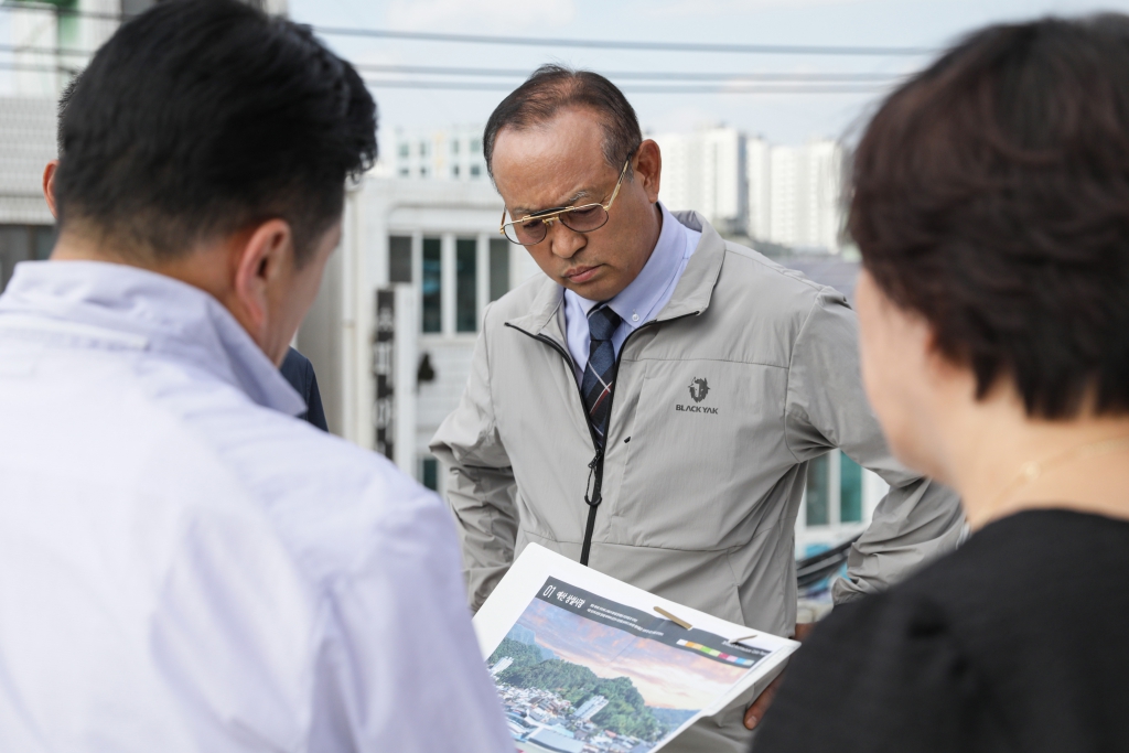 예산상설시장 루프탑 건설현장 답사