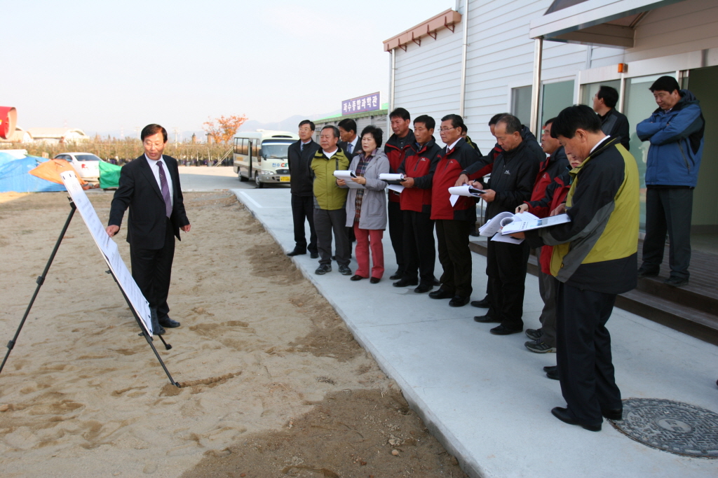  군정 주요사업장 방문