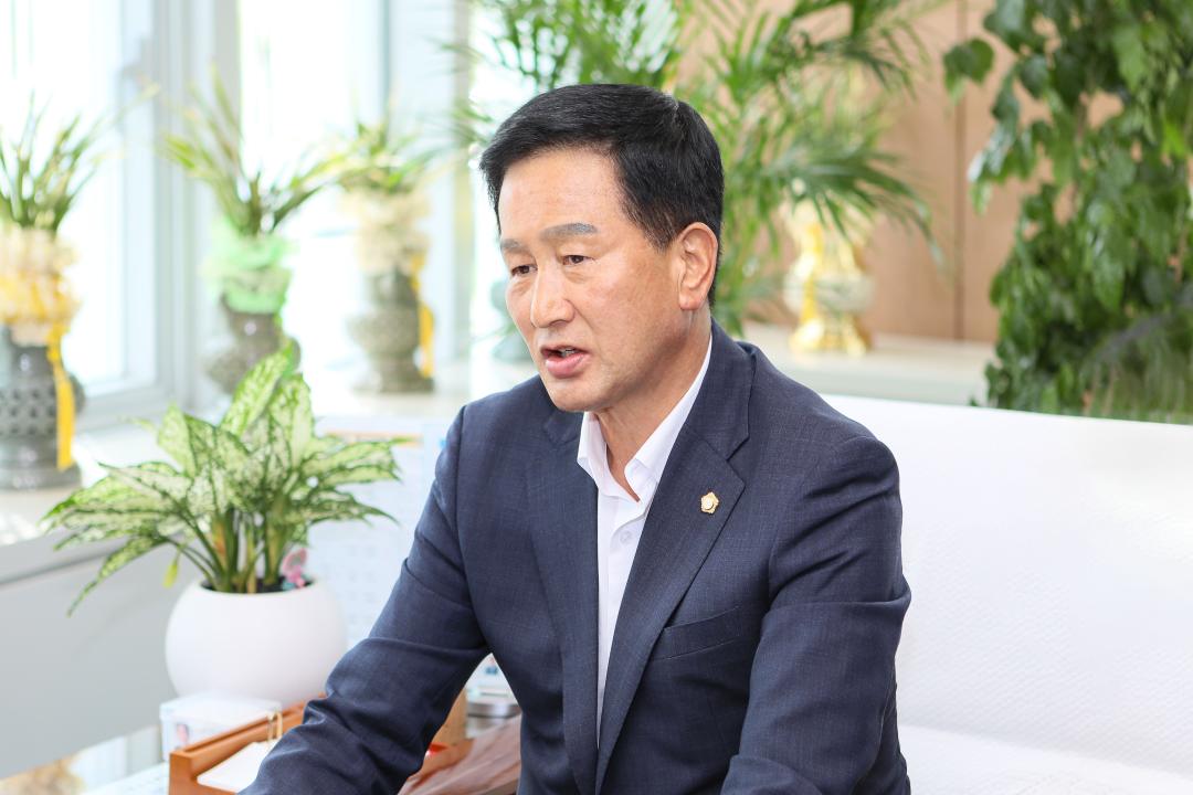 예산군 재향군인회 의회 방문인사