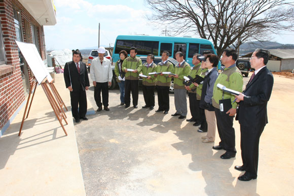 2007년 군정 주요사업장 답사