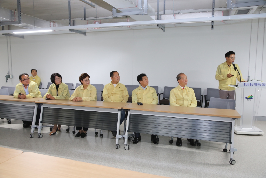 을지태극연습장 격려 방문