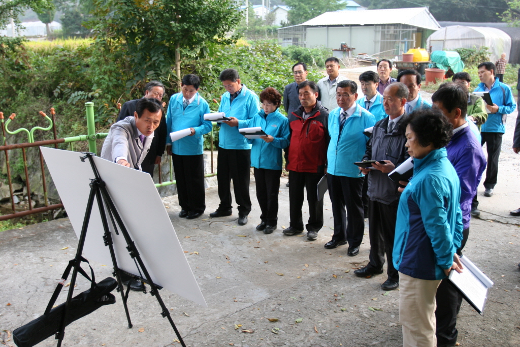 군정주요사업장 답사