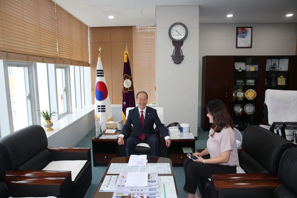 추석명절인사 인터뷰(충남방송)