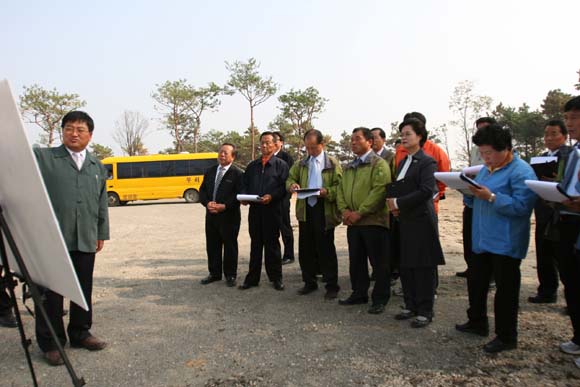 신암면 일반산업단지 조성사업장 답사