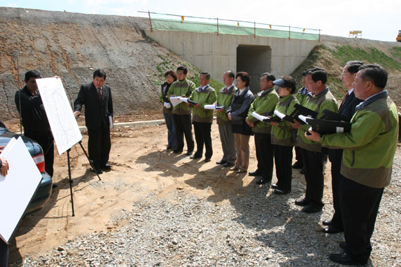 2007년 군정 주요사업장 답사