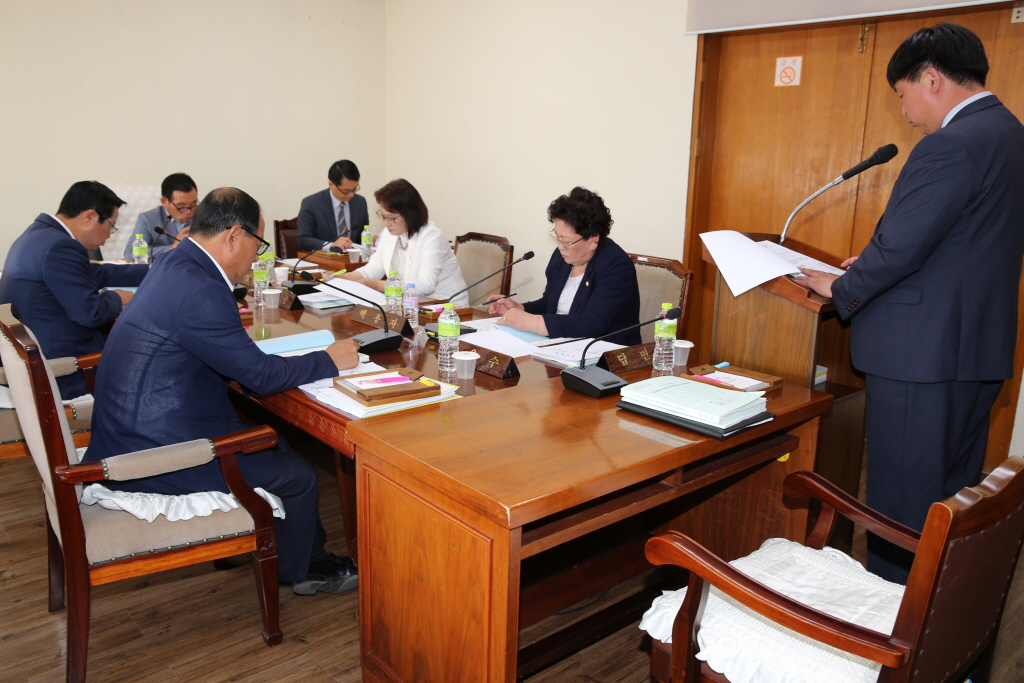 제221회 예산군의회(임시회) 의회운영위원회