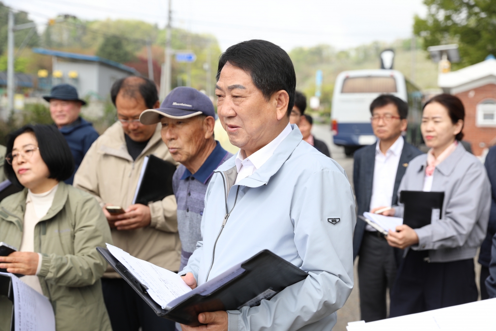 2024년 4월 군정 주요사업장 답사(1일차)